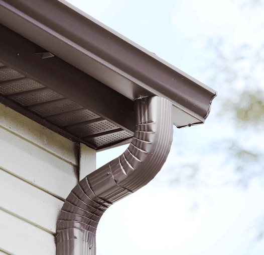 Gutter Delivery -Royal Brown Downspout-Gutter Supply